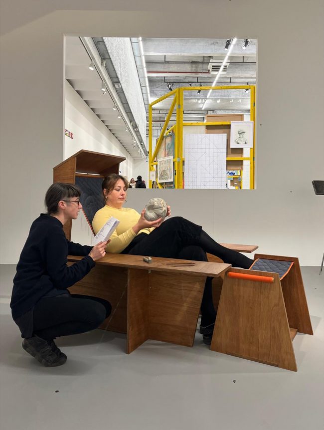 Silice & Capitons — Proto longue chaise d’écoute